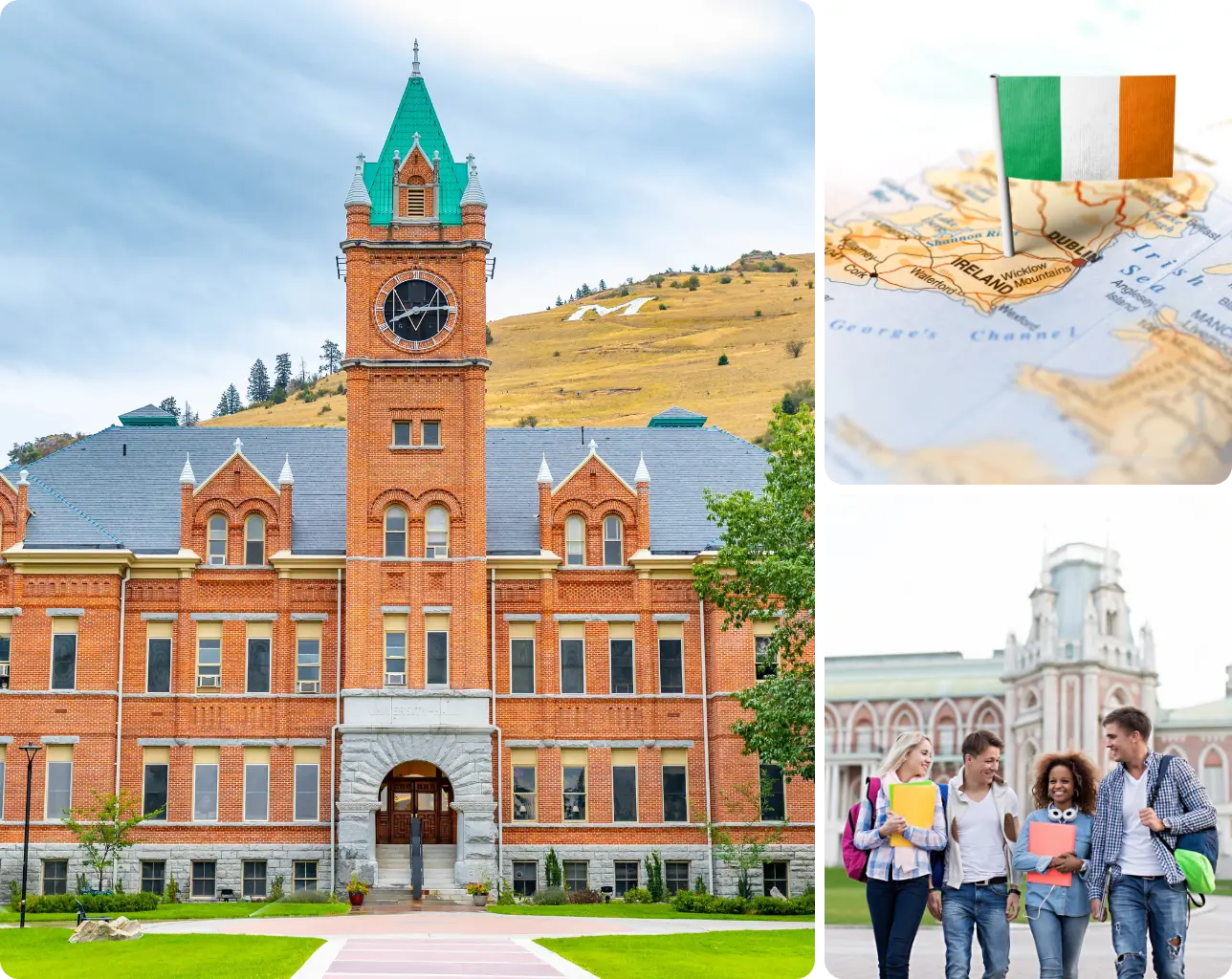 A man and woman in a professional office, built-in text: Careers in Ireland