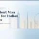 UK Student Visa Process for Indian Students. Step-by-Step Guide with London skyline featuring Big Ben, Tower Bridge, and the London Eye